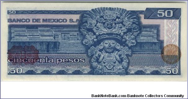 Banknote from Mexico year 1981