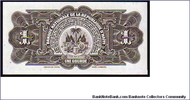 Banknote from Haiti year 1979