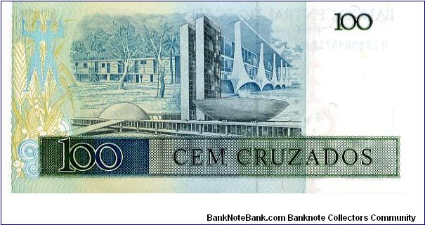 Banknote from Brazil year 1987