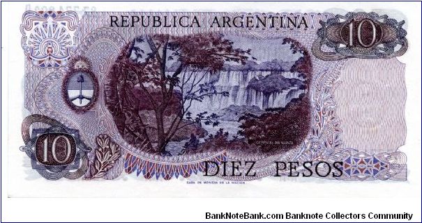 Banknote from Argentina year 1973