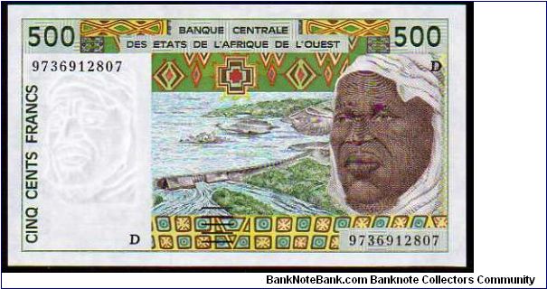 *MALI*
________________

500 Francs
Pk 310D
-----------------
Country Code -D-
----------------- Banknote