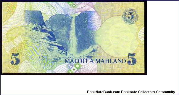 Banknote from Lesotho year 1989