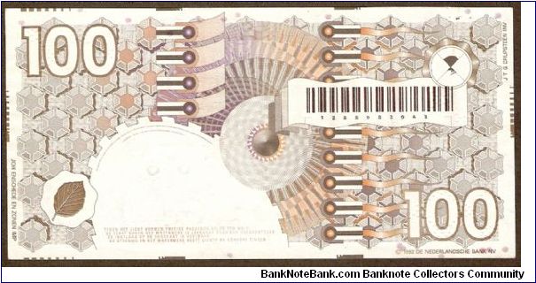 Banknote from Netherlands year 1992