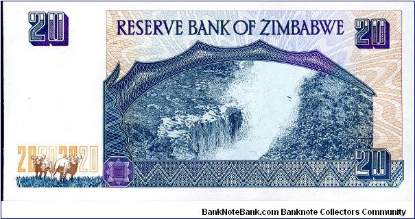 Banknote from Zimbabwe year 1997