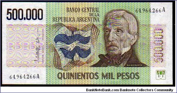 500'000 Pesos__
Pk 309 Banknote