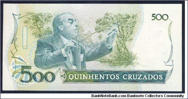 Banknote from Brazil year 1987