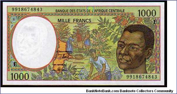 *CENTRAL AFRICAN STATES*
__

1000 Francs__

pk# 202Eb__

Country Code -E-
 Banknote