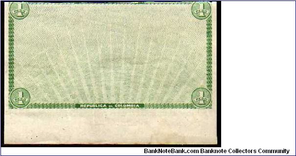 Banknote from Colombia year 1900