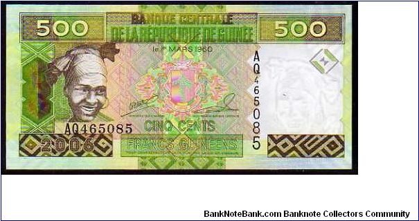 500 Francs
Pk New Banknote