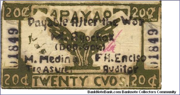 Banknote from Philippines year 1942