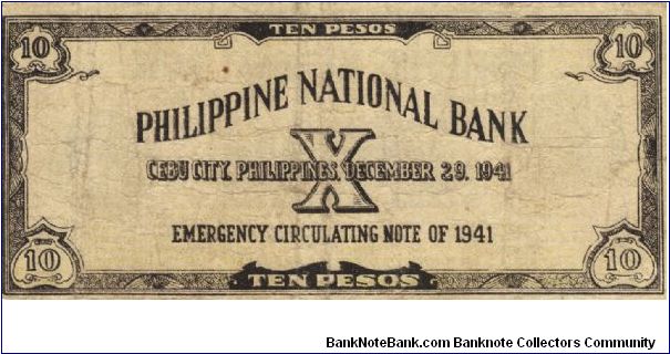 Banknote from Philippines year 1941