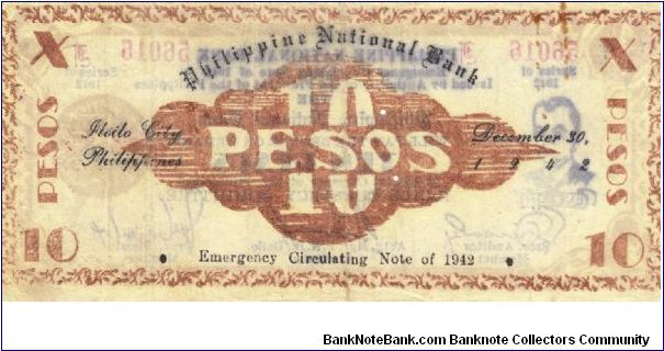 Banknote from Philippines year 1942