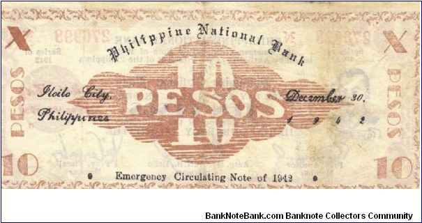 Banknote from Philippines year 1942