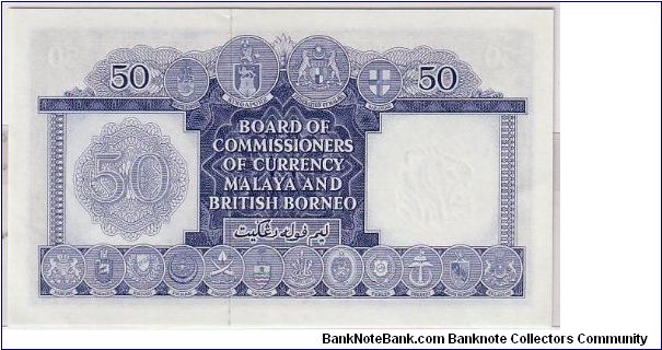 Banknote from Malaysia year 1956