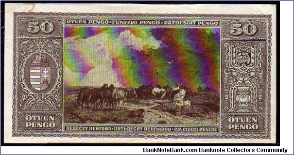 Banknote from Hungary year 1954