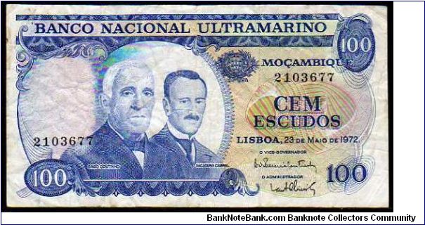 100 Escudos
Pk 113 Banknote