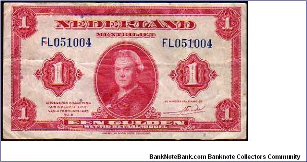 1 Gulden
Pk 64 Banknote