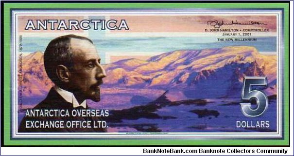 * ANTARTCA *
__

5 Dollars__
Pk NL__Polymer
 Banknote