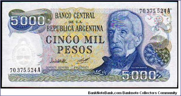 5000 Pesos__
Pk 305 Banknote
