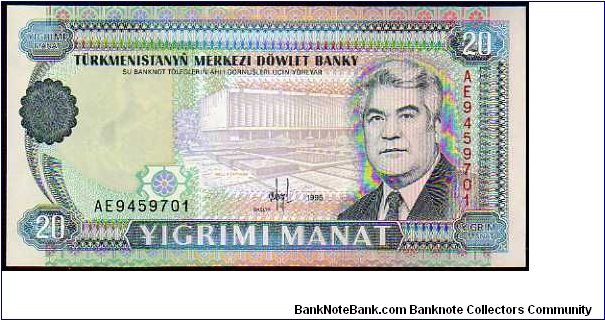 20 Manat
Pk 4b Banknote