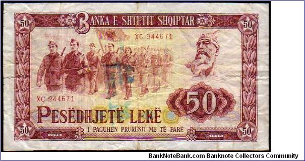 50 Leke__
Pk 45 Banknote
