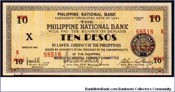 10 Pesos
Pk s627 Banknote