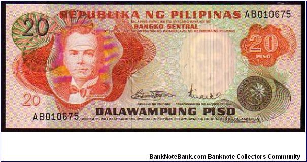 20 Piso
Pk 150 Banknote