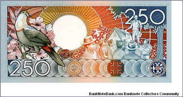 Banknote from Suriname year 1988