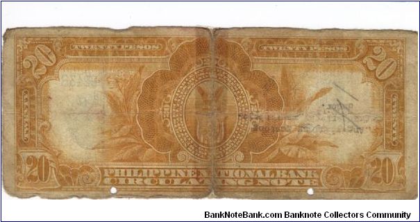 Banknote from Philippines year 1921