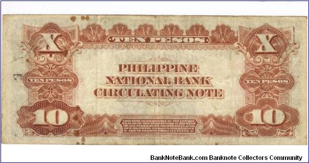 Banknote from Philippines year 1937