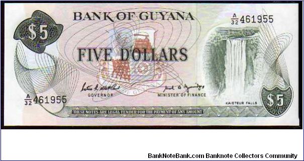 5 Dollars

Pk 22e Banknote