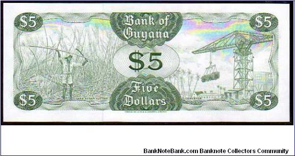 Banknote from Guyana year 1989