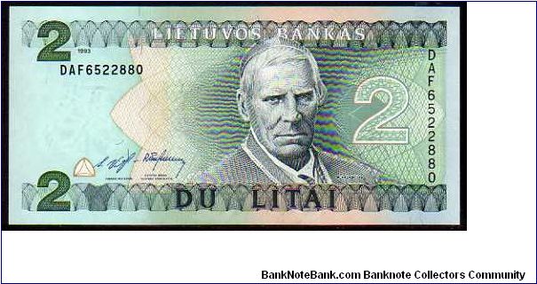 2 Litai
Pk 54a Banknote