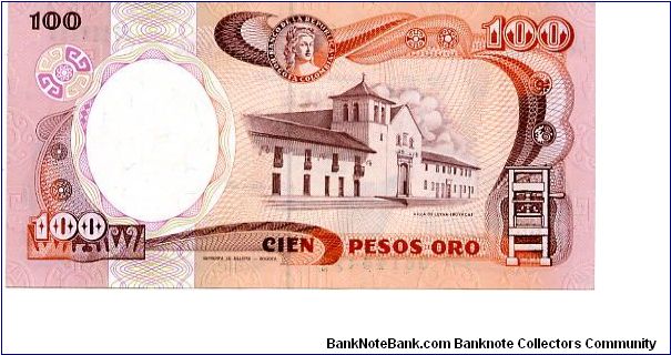 Banknote from Colombia year 1987