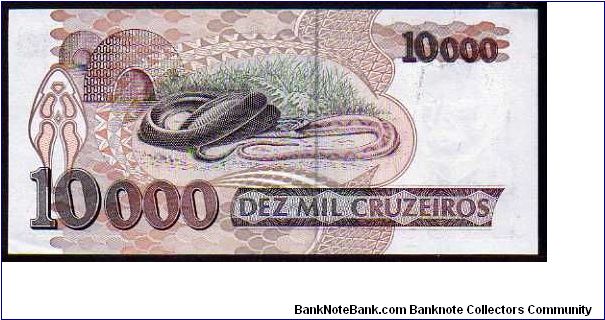 Banknote from Brazil year 1991