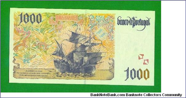 Banknote from Portugal year 1998