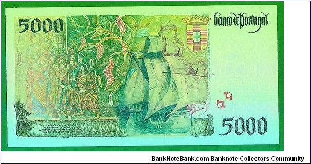 Banknote from Portugal year 1998