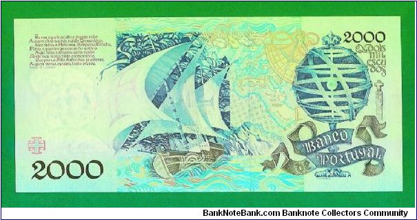 Banknote from Portugal year 1992