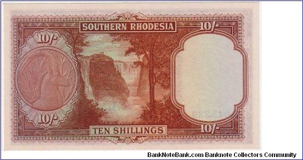 Banknote from Rhodesia year 1945