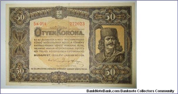 50 korona Banknote