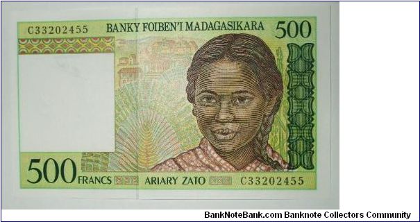 500 francs 1994 Banknote