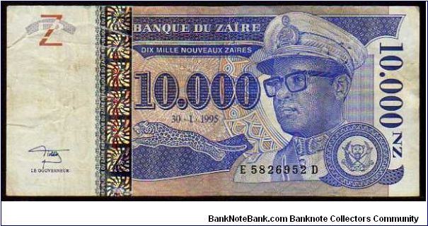 *ZAIRE*
_________________

10'000 Nouveaux Zaires
Pk 70
----------------- Banknote