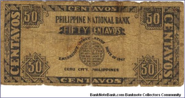 Banknote from Philippines year 1941