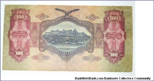 Banknote from Hungary year 1944