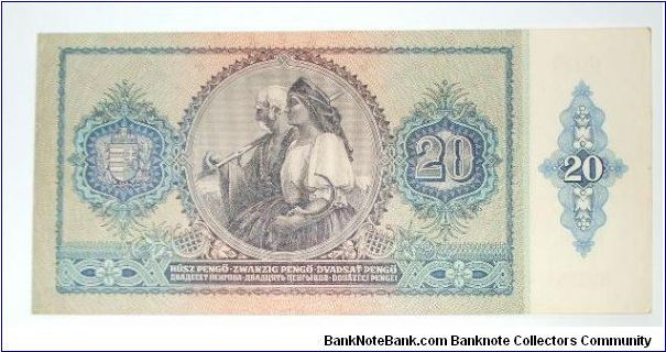 Banknote from Hungary year 1941