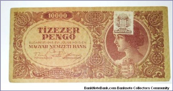 10000 pengo 1945 Banknote