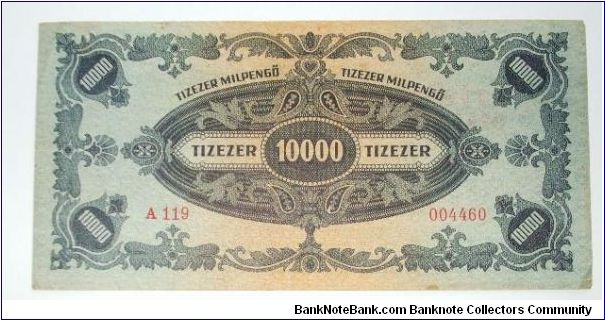 Banknote from Hungary year 1946