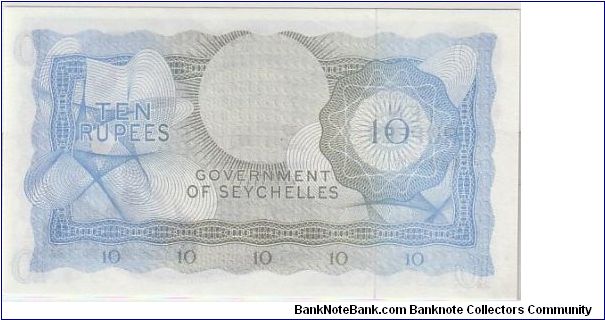 Banknote from Seychelles year 1966