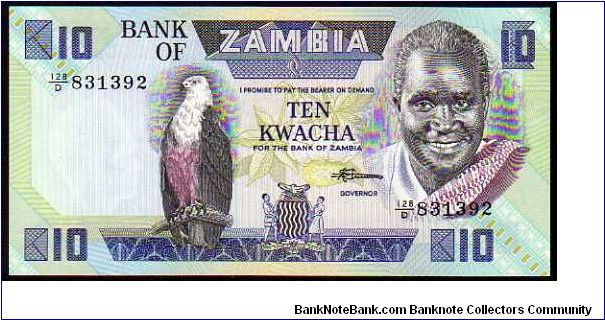 10 Kwacha
Pk 26d

1980-1988 Banknote