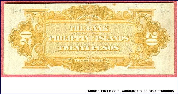 Banknote from Philippines year 1928